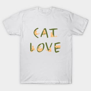 Cat love T-Shirt